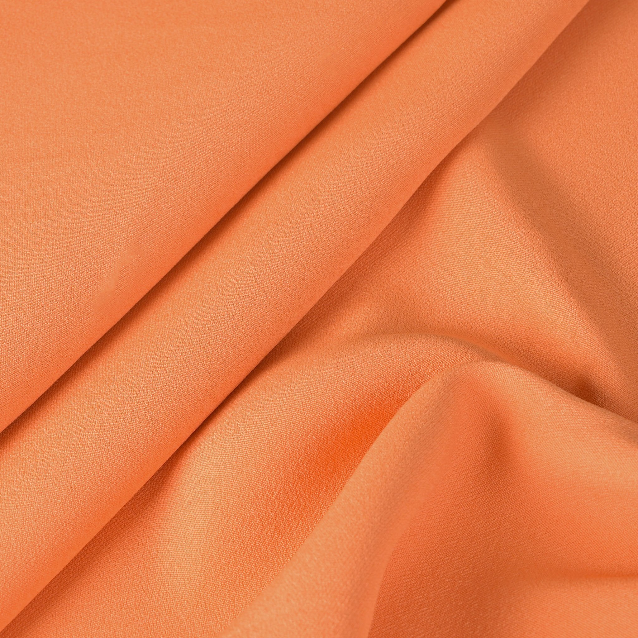 Orange Crepe Fabric 2688