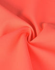 Orange Neon Double Weave Fabric 2545