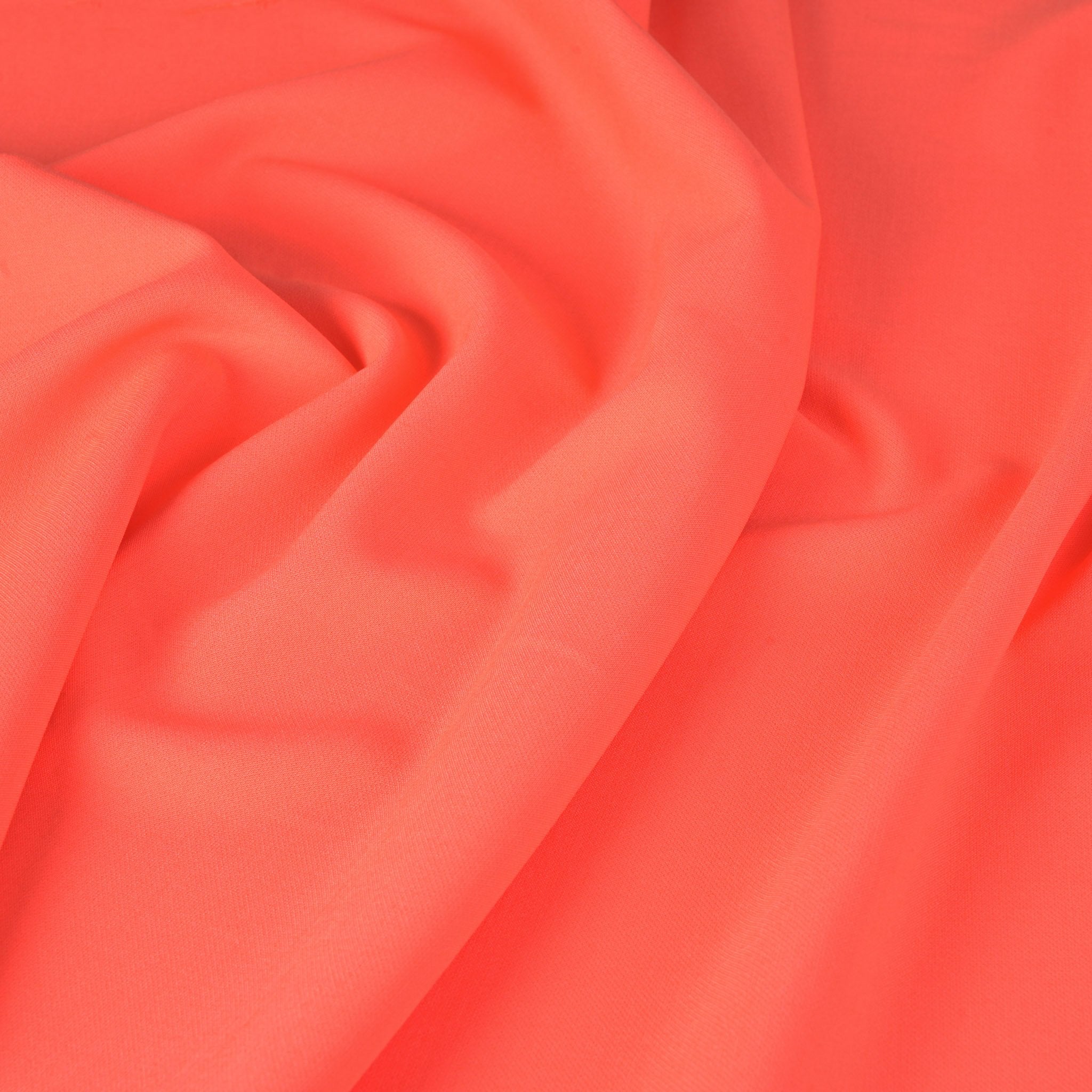 Orange Neon Double Weave Fabric 2545