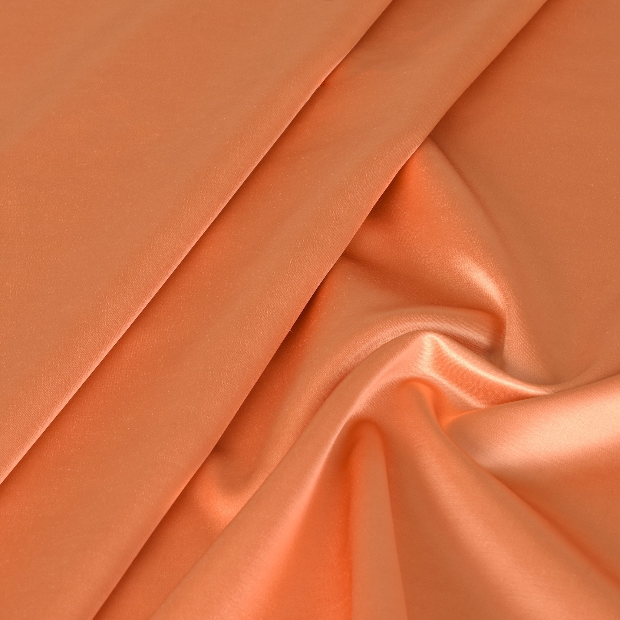 Orange Satin Fabric 404