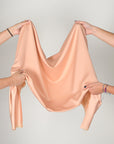 Peach Satin Fabric 98883
