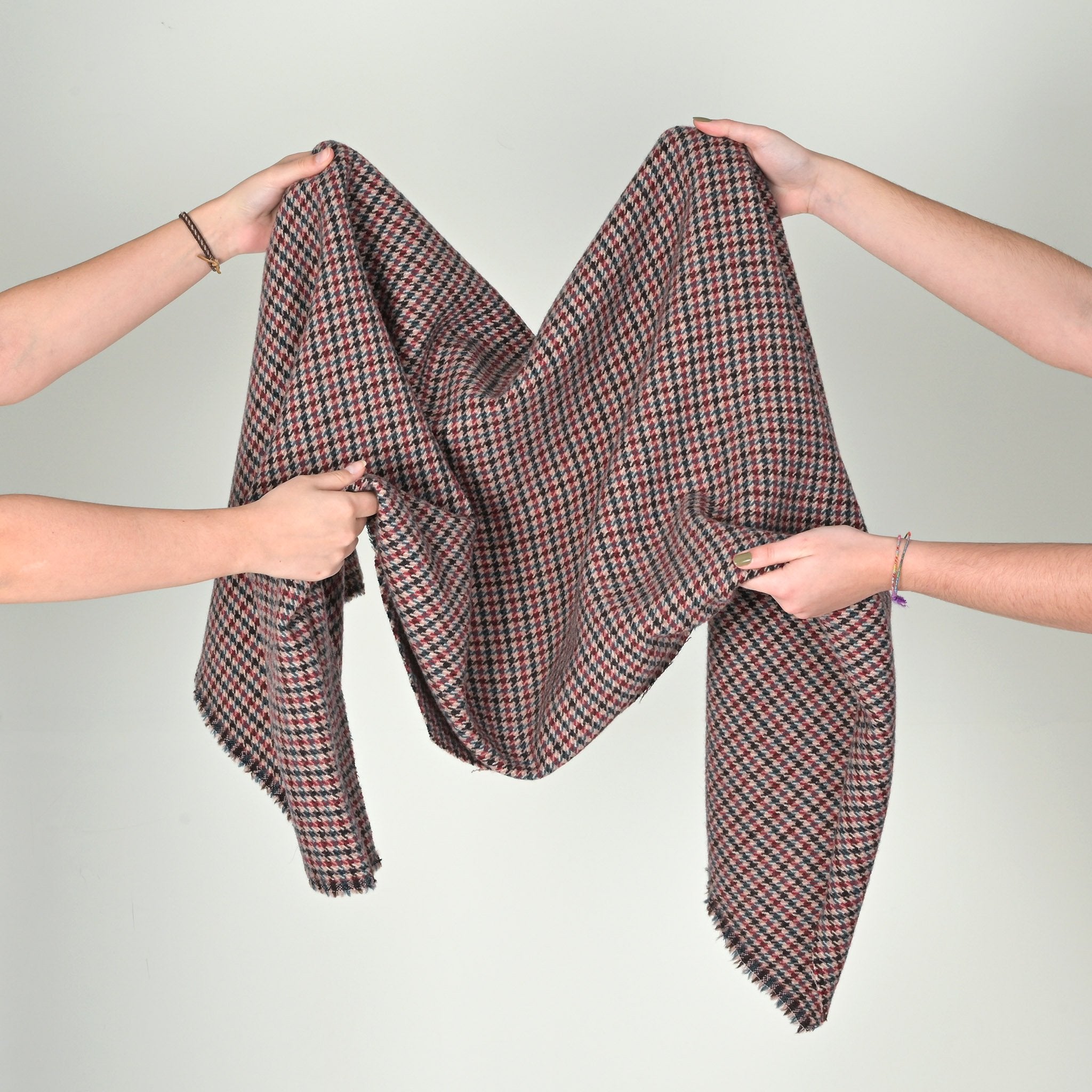Pied-de-Poule Coating Fabric 11114