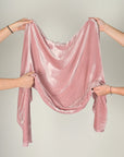 Pink Shiny Velvet Fabric 4209