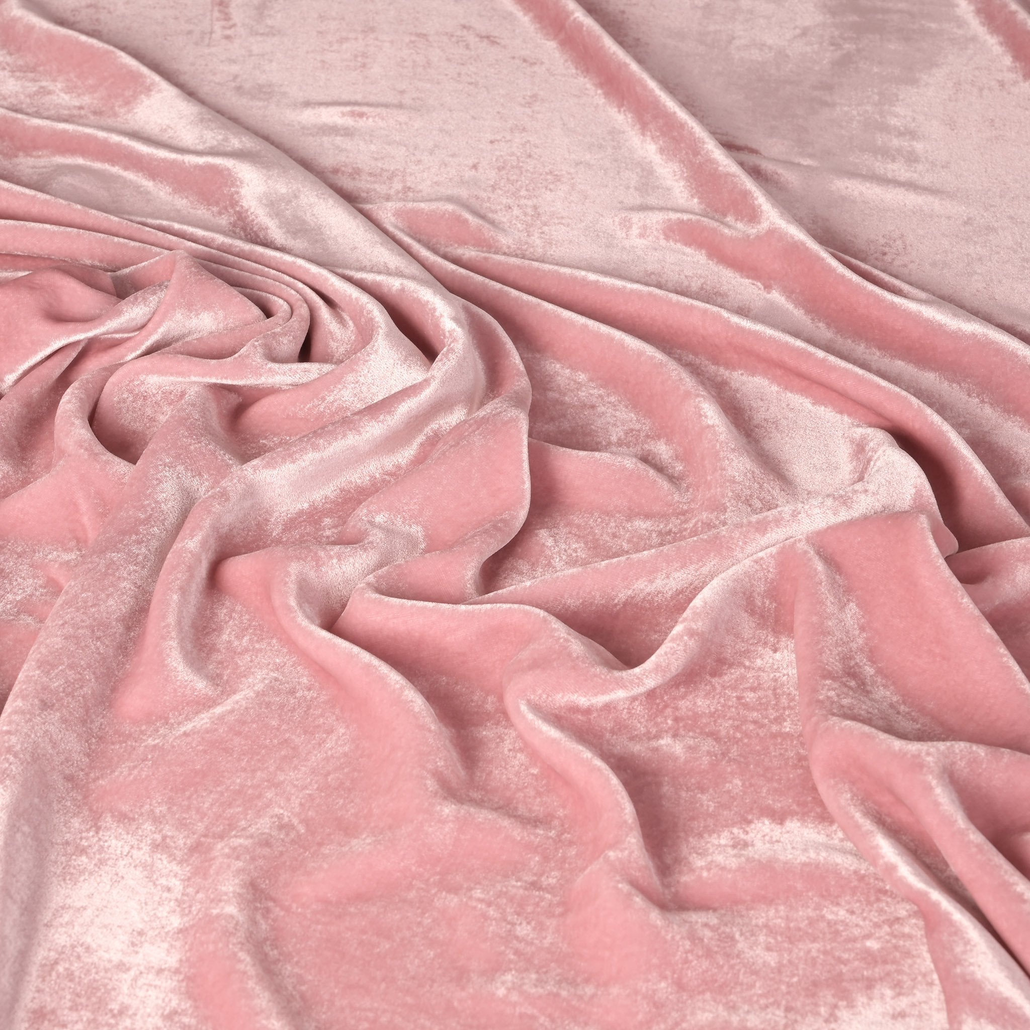Pink Shiny Velvet Fabric 4209