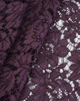 Purple Floral Lace Fabric 81969