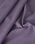 Purple Pied de Poule Suiting Fabric 4239