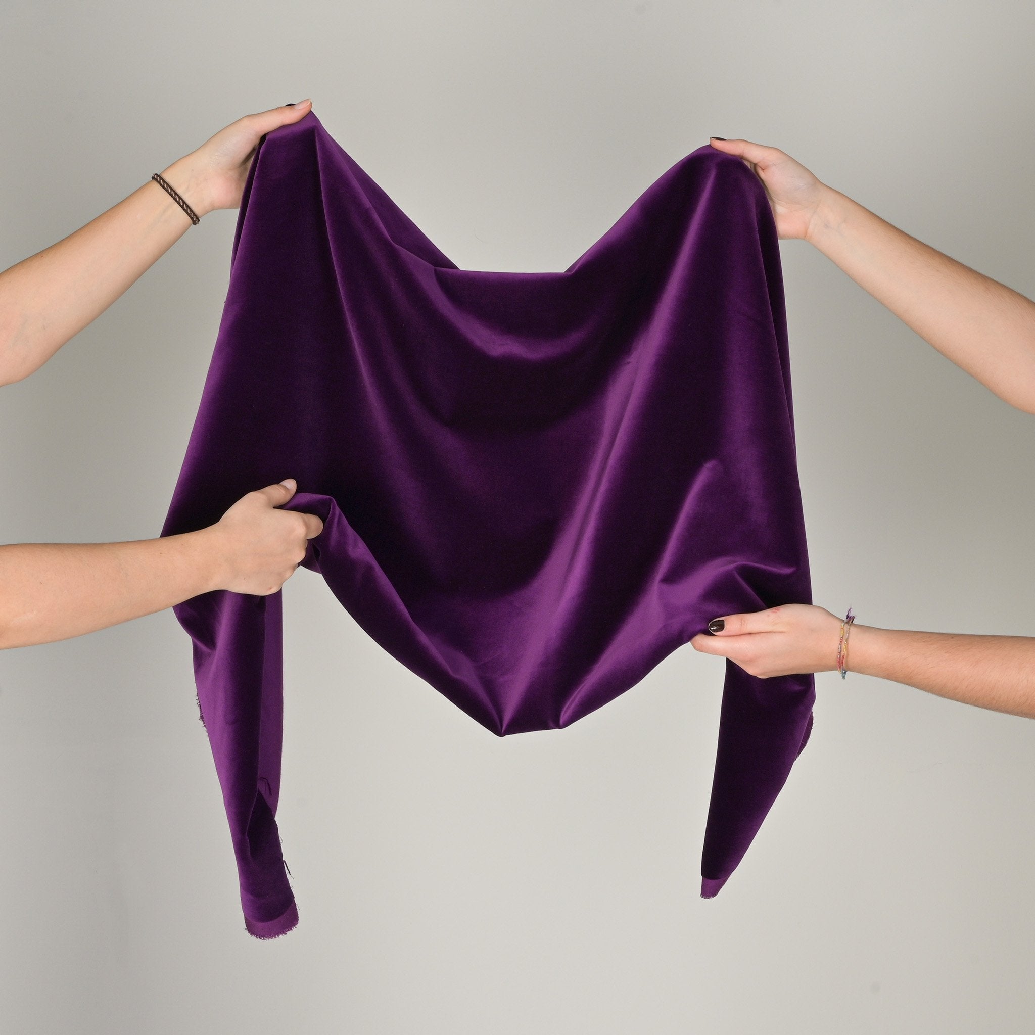 Purple Velvet Fabric 6405