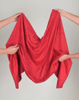 Red Suede Fabric 4959