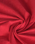 Red Suede Fabric 4959
