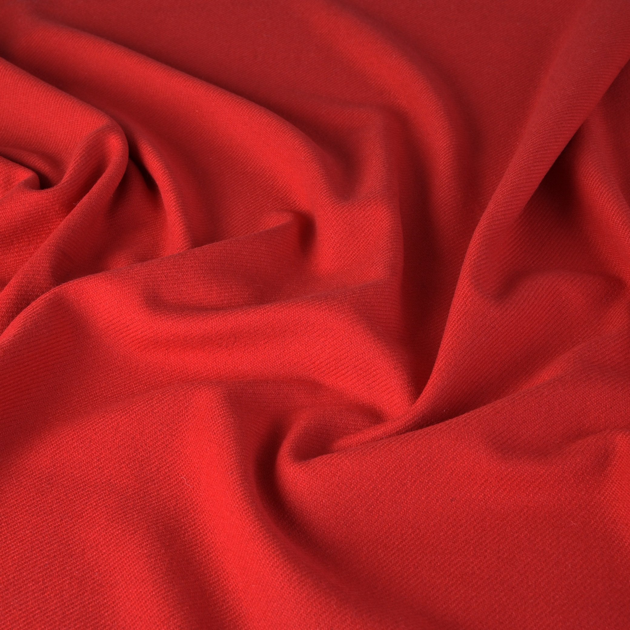 Red Twill Coating Fabric 9302