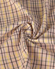 Rose Check Shirting Fabric 11139