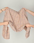 Rose Check Shirting Fabric 11139