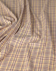Rose Check Shirting Fabric 11139