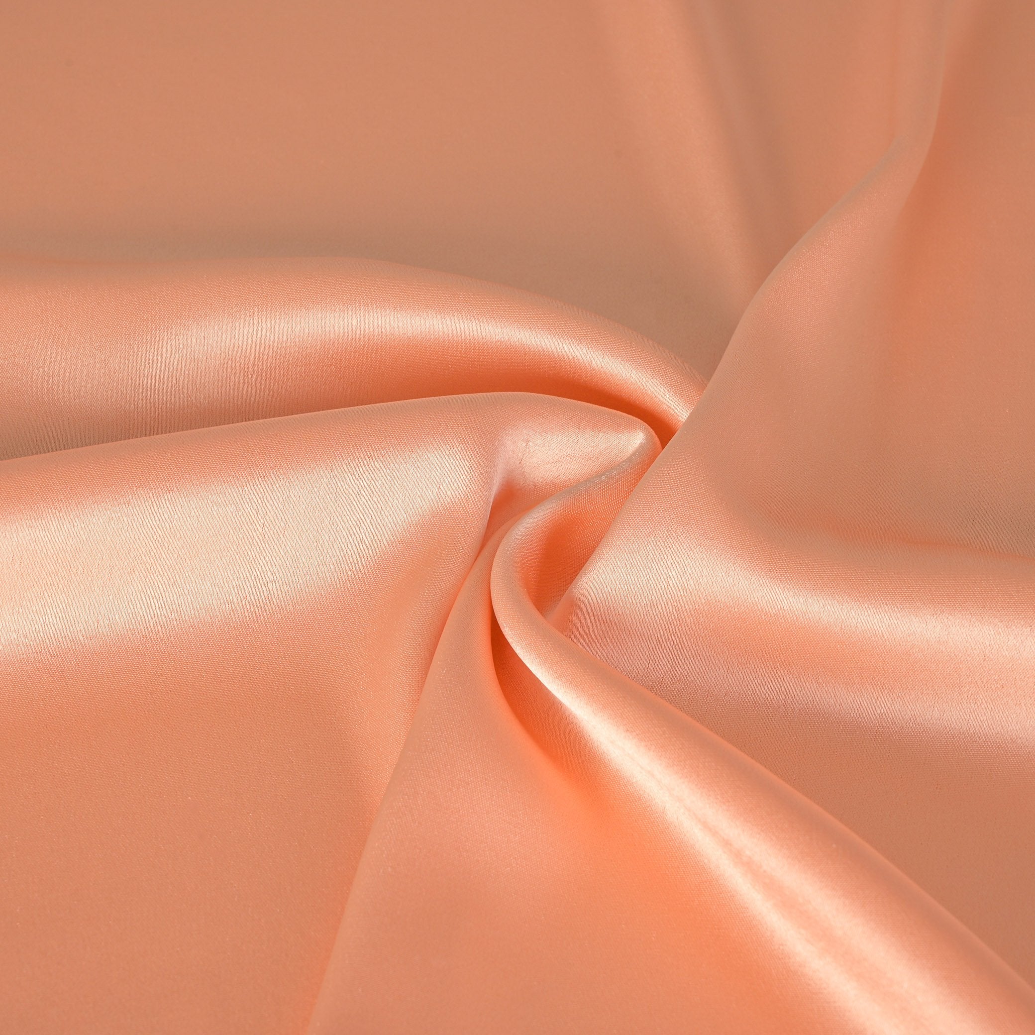 Salmon Pink Satin Fabric 3482