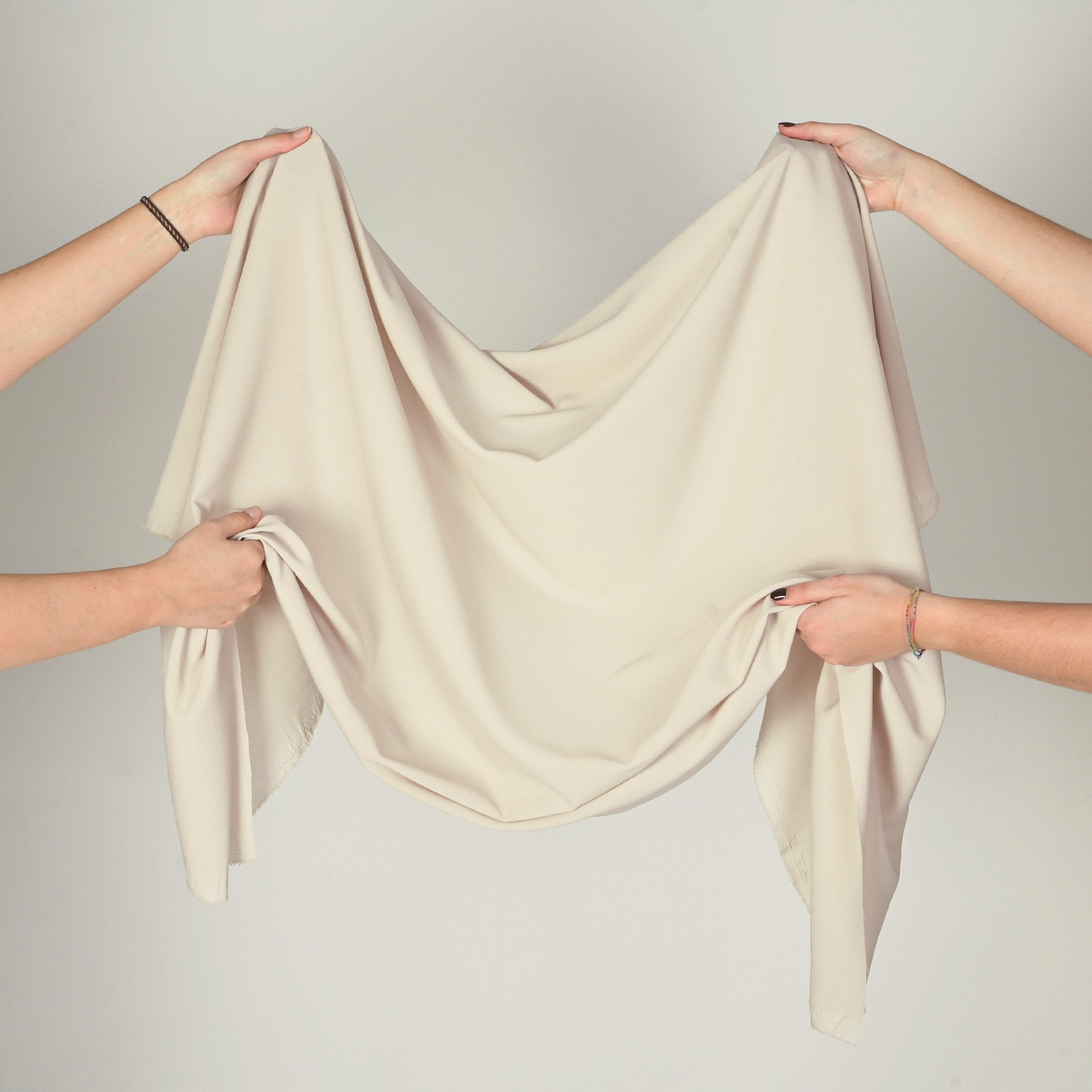 Tan Crepe Georgette Fabric 3278