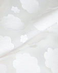 White Floral Organza Fabric 99762