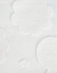 White Floral Organza Fabric 99762