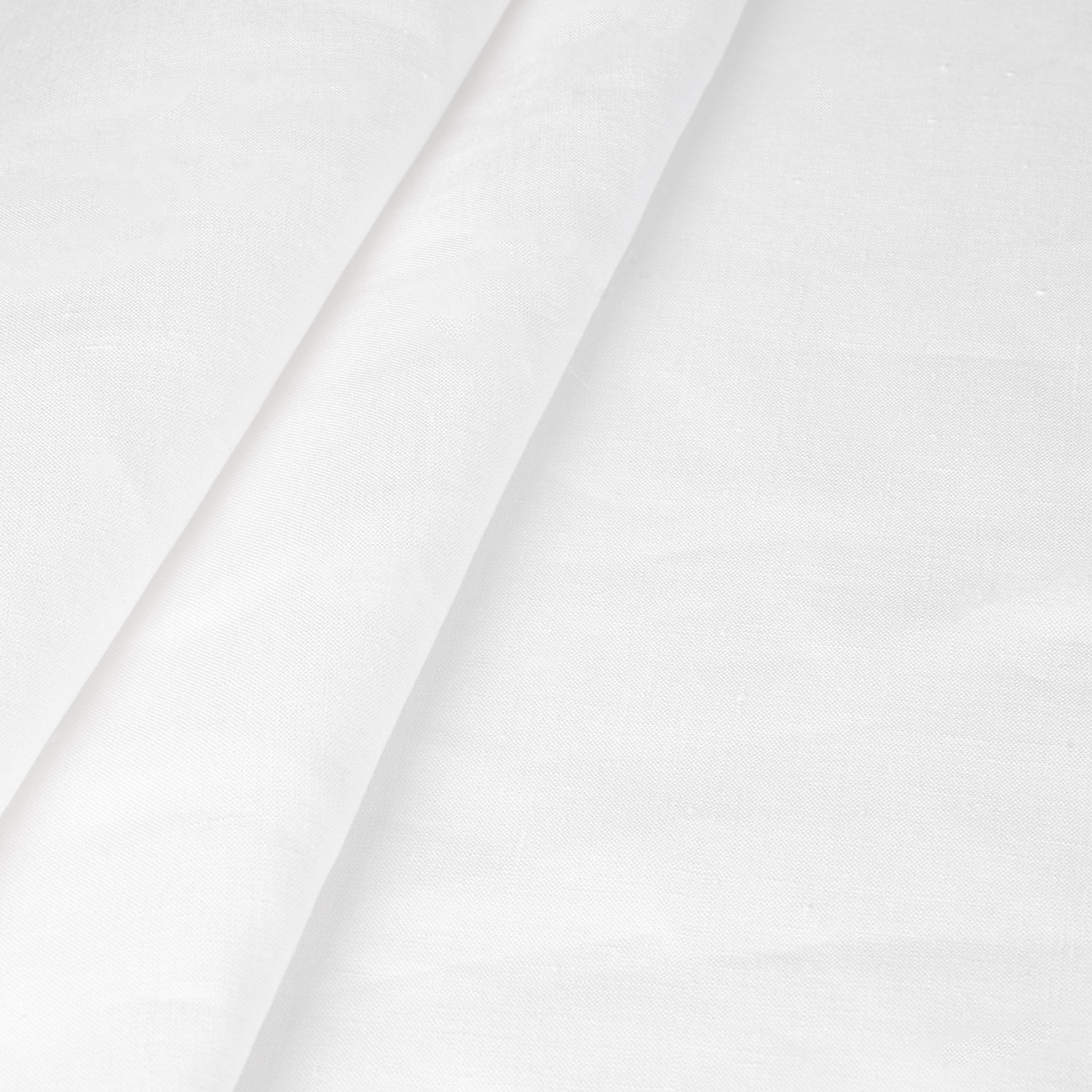 White Linen Canvas Fabric 3636