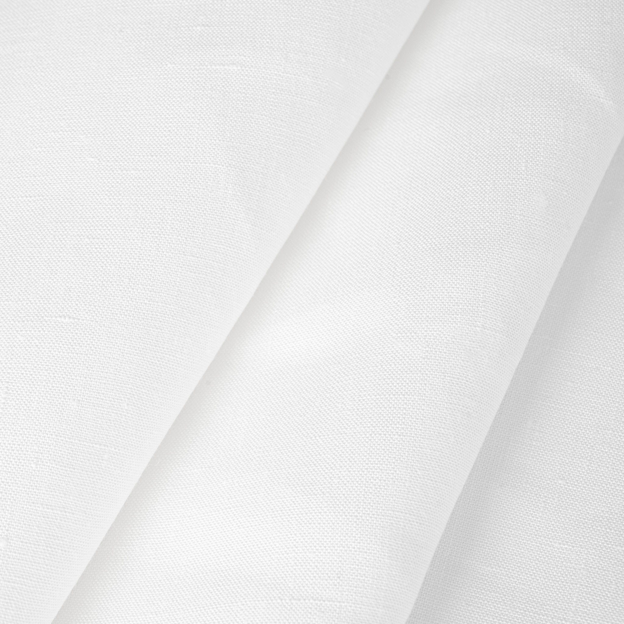 White Linen Canvas Fabric 3636