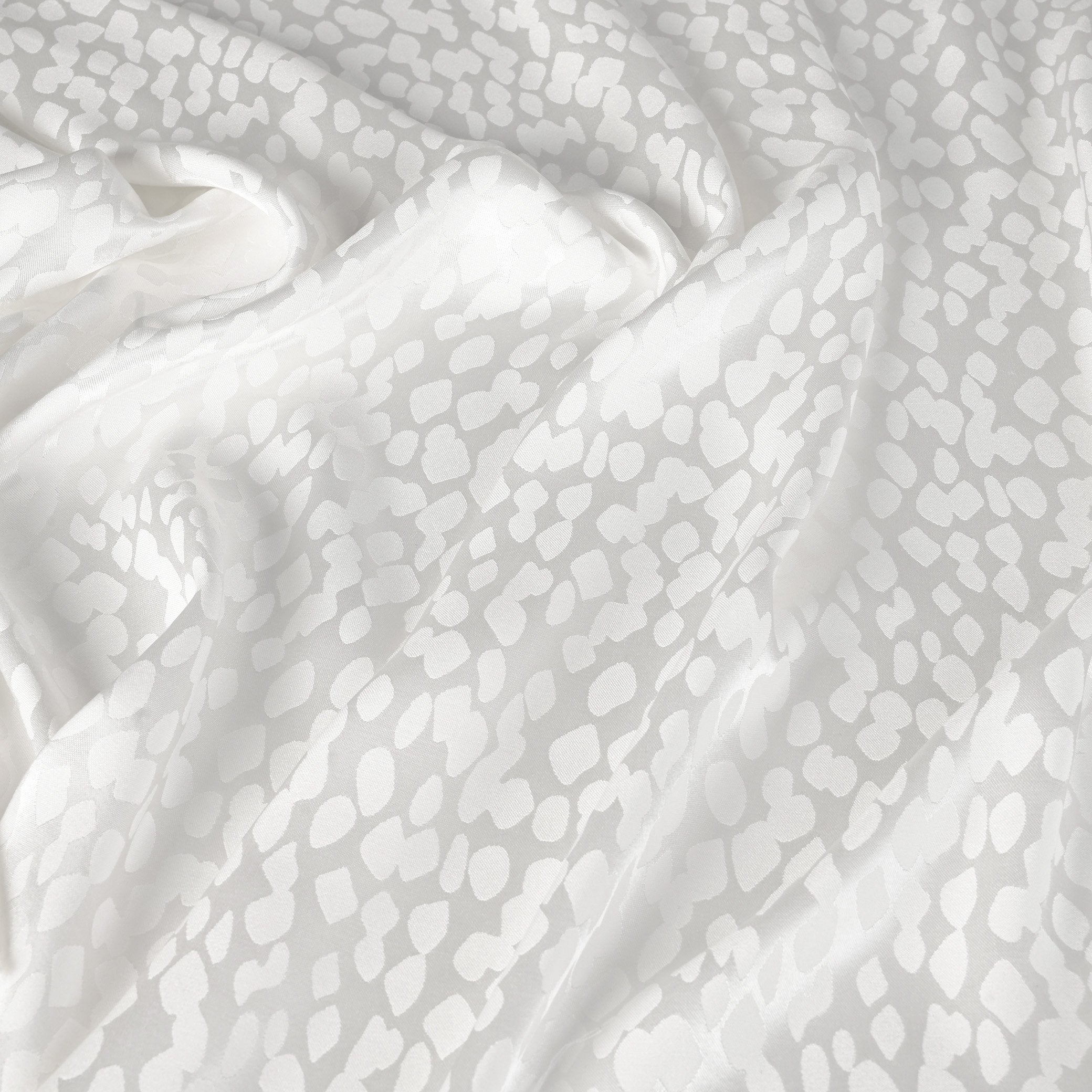 White Satin Fabric 8495