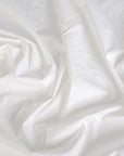 White Stretchy Poplin 8537