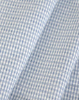White and Blue Corduroy Fabric 3478