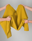 Yellow Bouclé Coating Fabric 2619