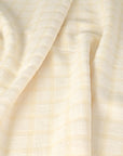 Yellow Check Coating Fabric 11082