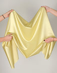 Yellow Satin Fabric 403