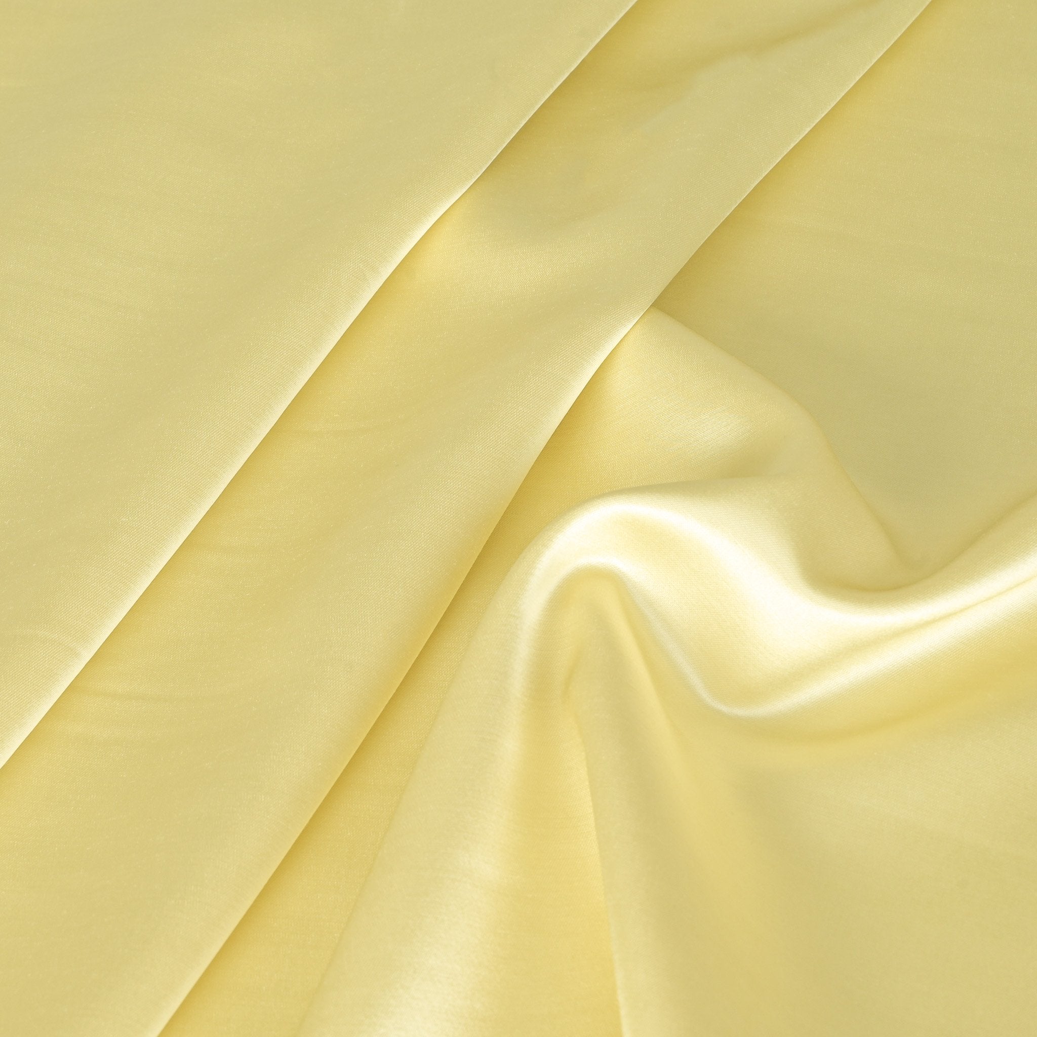 Yellow Satin Fabric 403