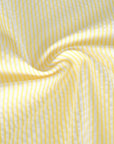 Yellow Striped Shirting Fabric 80158