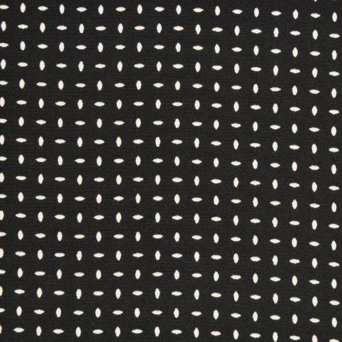 Black Printed Poly Poplin 10 - Fabrics4Fashion