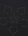 Black Poplin Floral Laser Pattern 44 - Fabrics4Fashion