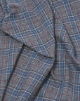 Blue Plaid Cotton Fabric 204 - Fabrics4Fashion