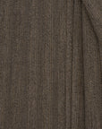Striped Brown Suiting Fabric 214 - Fabrics4Fashion