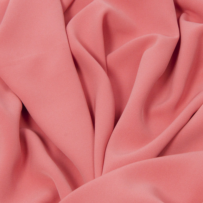 Coral Crepe Dressweight Fabric 420 - Fabrics4Fashion