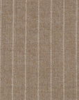 Camel Chalk Stripe Suiting Fabric 646 - Fabrics4Fashion