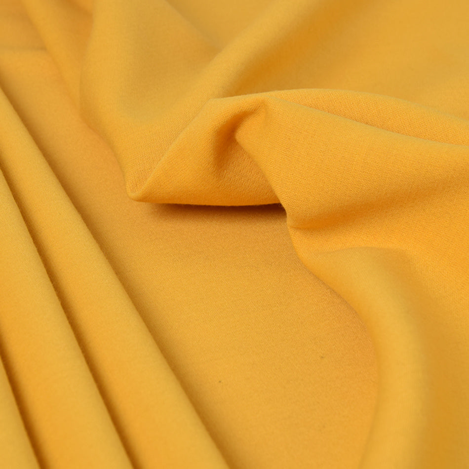Yellow Doublewave Stretch Fabric 3298 - Fabrics4Fashion