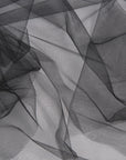 Black Thin Tulle 1030 - Fabrics4Fashion