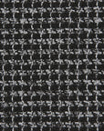 Black / Grey Open Weave Fabric 1108 - Fabrics4Fashion