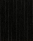 Black Pinstripe Stretch Velvet 116 - Fabrics4Fashion