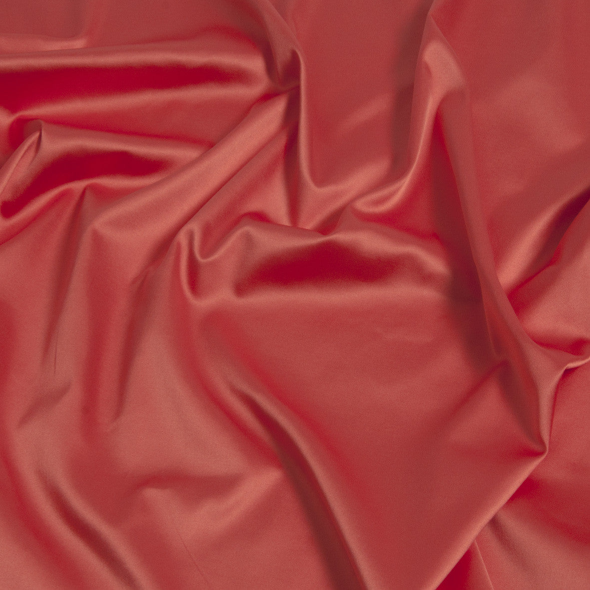 Coral Lightweight Poly Stretch Satin 1161 - Fabrics4Fashion