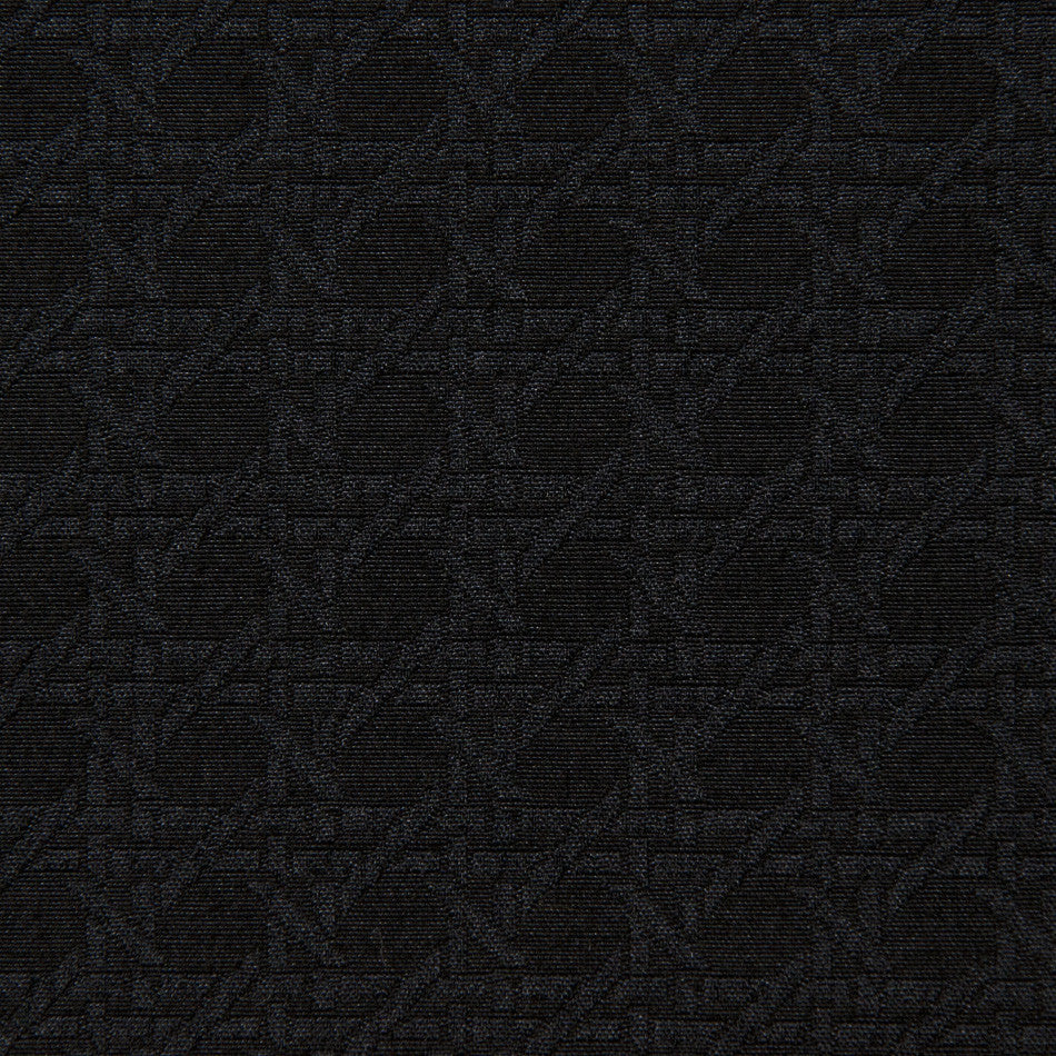 Black Jacquard Stretch Fabric 1300 - Fabrics4Fashion