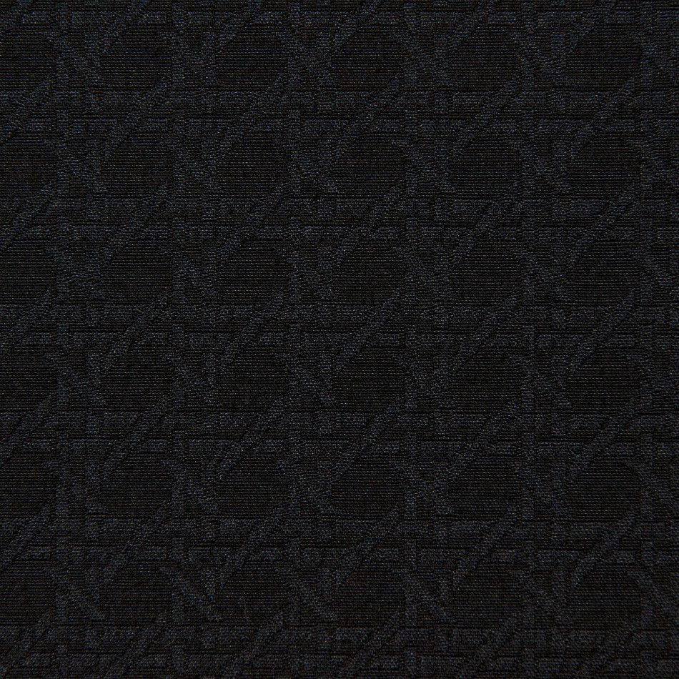 Black Jacquard Stretch Fabric 1300 - Fabrics4Fashion