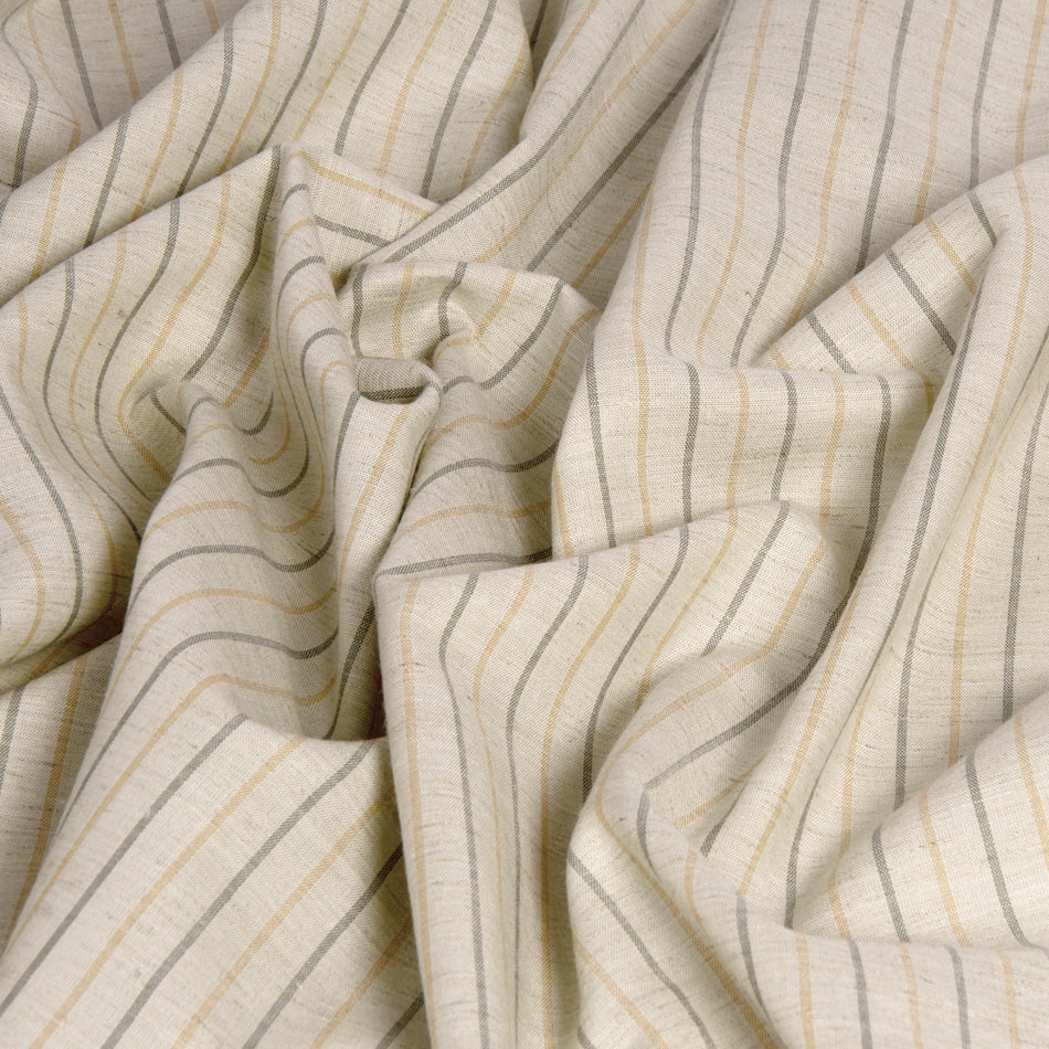 Natural Striped Linen Fabric – Fabrics4Fashion