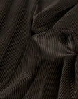 Dark Brown Corduroy 100% Cotton 1482 - Fabrics4Fashion