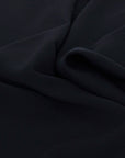 Midnight Blue Stretch Crinkle Crepe 1507 - Fabrics4Fashion