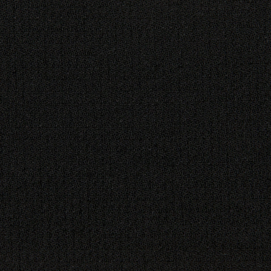 Black Poly Wool Stretch Crepe Fabric 1512 - Fabrics4Fashion