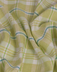 Lemon Plaid Linen 1719 - Fabrics4Fashion