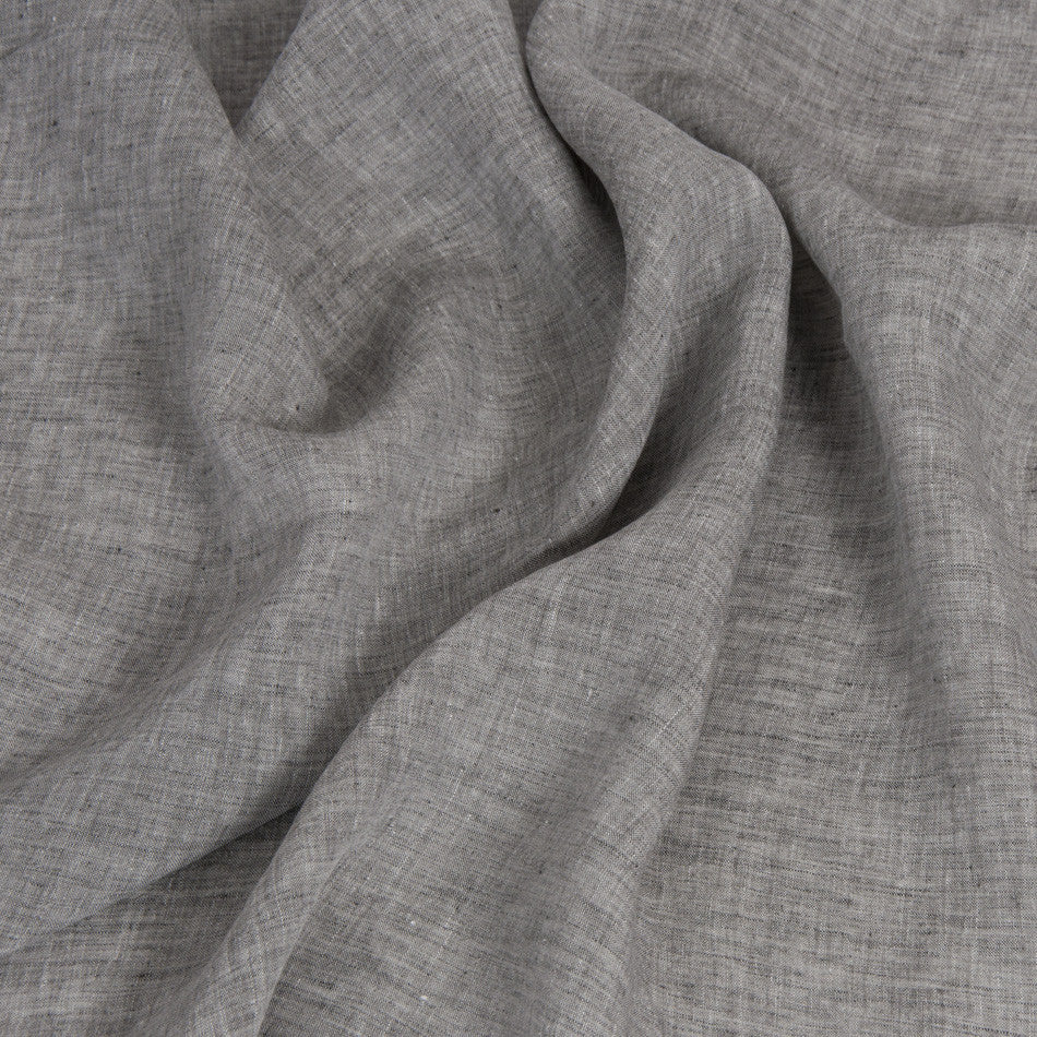 Grey Melange Linen Fabric Fabrics4Fashion Grey Melange Linen Fabric Fabrics4Fashion